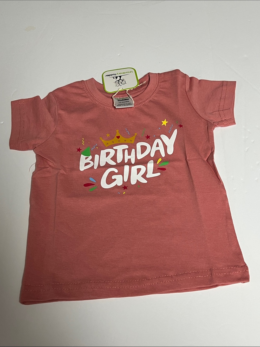 NWT Burthday Girl Tee Size 12 Months
